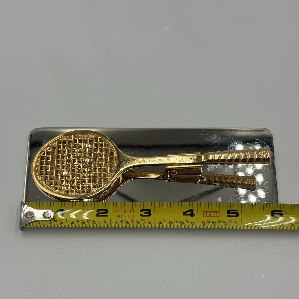 Vintage‎ Tennis Racquet Paper Clip/Paperweight